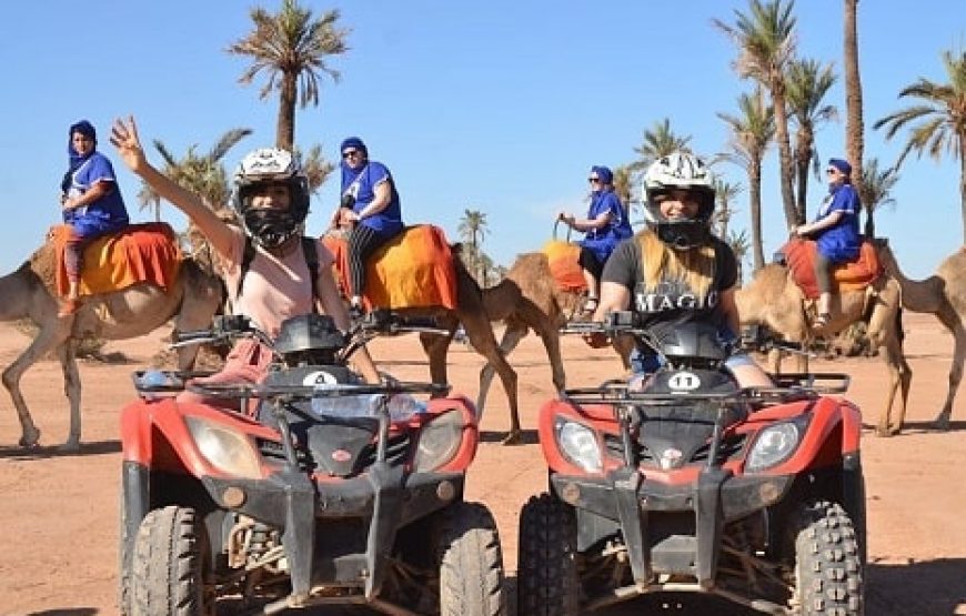 Quad et dromadaire à la Palmeraie de Marrakech