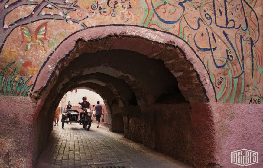 Visite de Marrakech en Side Car